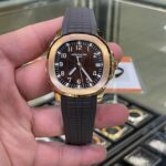 Patek Philippe Calatrava 6007G Replica Watch with Black Carbon Dial