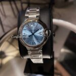 Cartier Ballon Bleu Ice Blue Dial 33mm Replica
