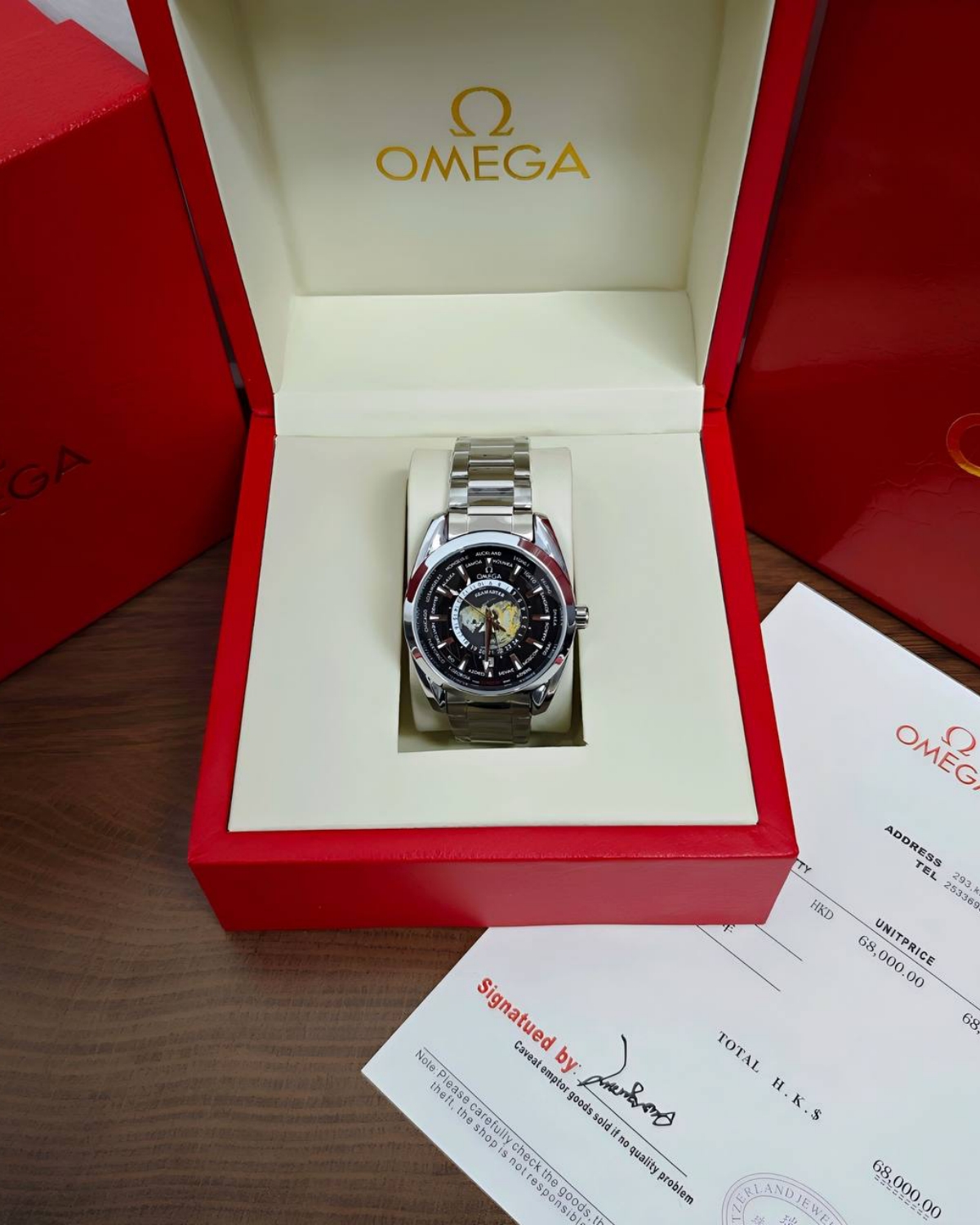 Omega Speedmaster Moonwatch Replica 42mm Black Dial Tachymeter